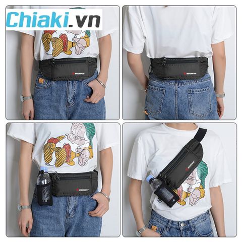 Túi Đeo Hông Chạy Bộ GoodFit GF108RB - Ngăn Đựng Nước và Điện Thoại Thông Minh, Dụng Cụ Thể Thao Tiện Lợi cho Người Chạy