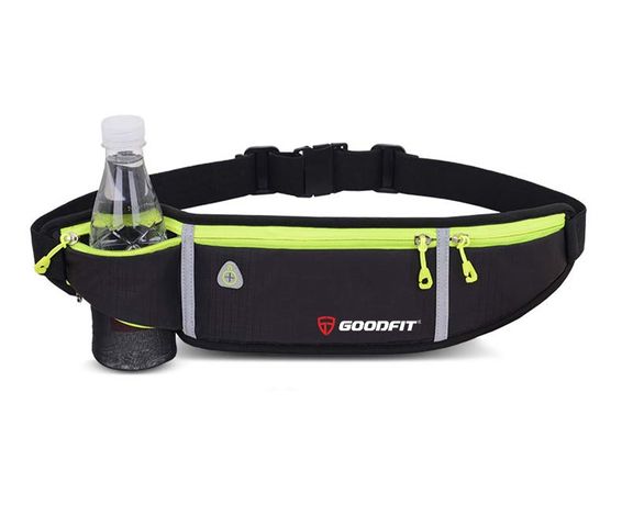 Túi Đeo Hông Chạy Bộ GoodFit GF106RB - Túi Đeo Bụng Thể Thao Unisex Chống Thấm Nước, Ngăn Đựng Chai Nước và Tai Nghe