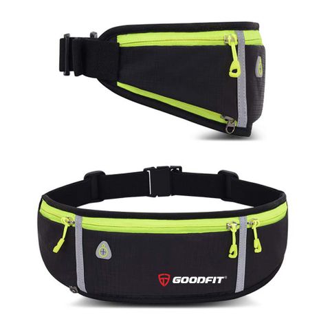 Túi Đeo Hông Chạy Bộ GoodFit GF106RB - Túi Đeo Bụng Thể Thao Unisex Chống Thấm Nước, Ngăn Đựng Chai Nước và Tai Nghe