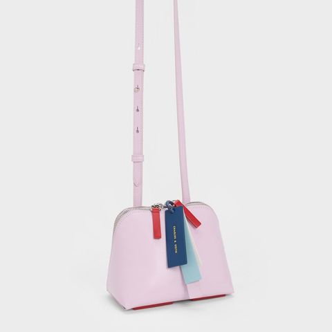 Túi xách Charles & Keith Cockade Crossbody Bag CK2-81220017 Lilac