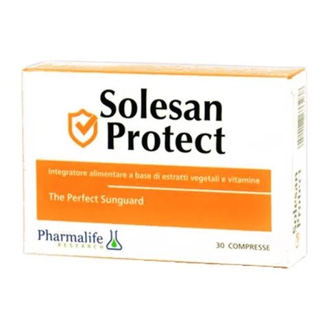 Viên Uống Chống Nắng Solesan Protect 30 Viên - Hỗ Trợ Sáng Da, Giảm Tổn Thương Từ Tia UV và Ánh Sáng Xanh