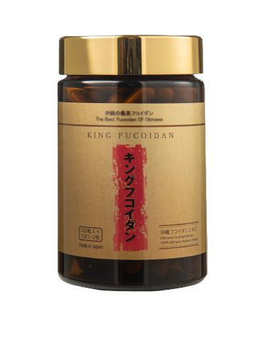 Viên uống King Fucoidan 120 viên - Tăng cường sức khỏe, hỗ trợ miễn dịch và bảo vệ gan từ tảo nâu Nhật Bản