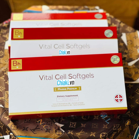 Viên Uống Hỗ Trợ Trẻ Hóa Da Bhmed Vital Cell Softgels Marine Premium - Thúc Đẩy Đàn Hồi, Sáng Da và Tái Tạo Tế Bào