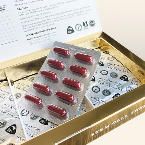 Viên Uống Nhau Thai Hươu Age No More Stem Cell Therapy - Tăng Cường Sức Khỏe, Giữ Da Trẻ Trung, 20000mg, Hộp 60 Viên
