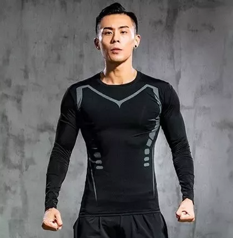 Áo Giữ Nhiệt Thể Thao Dài Tay Nam - Chất Liệu Polyester Mềm Mịn, Thoáng Khí, Phù Hợp Tập Gym và Vận Động Thể Thao