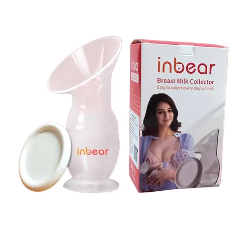 Cốc hứng sữa Silicon Inbear IBC-7100 có vạch chia dung tích, dùng được với máy tiệt trùng