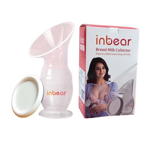 Cốc hứng sữa Silicon Inbear IBC-7100 Có Vạch Chia Dung Tích, Thiết Kế Tiện Lợi Dùng Với Máy Tiệt Trùng - An Toàn Cho Bé Yêu