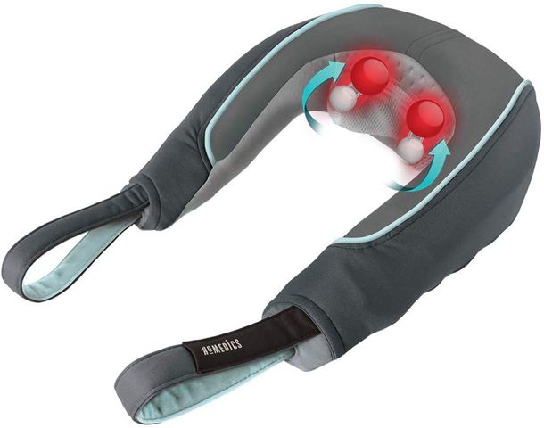 Đai Massage Cổ Vai Gáy Shiatsu HoMedics NMS-255-EU - Thiết Bị Massage Có Nhiệt Hồng Ngoại, Giảm Căng Thẳng Cơ Bắp, Bảo Hành 2 Năm