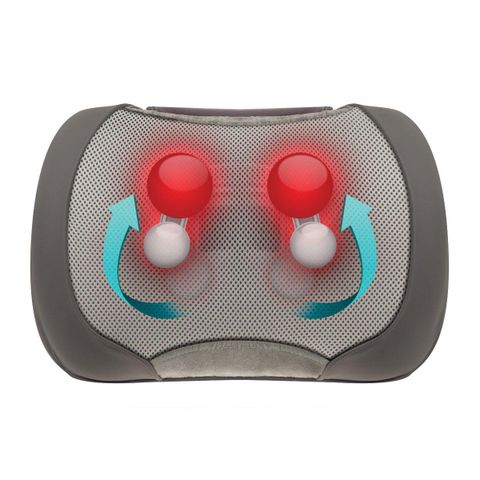 Gối Massage Shiatsu 3D HoMedics SP-100H-GB - Xoa Bóp Rung Nhiệt, Thư Giãn Cơ Bắp, Bảo Hành 2 Năm, Thiết Kế Đa Năng