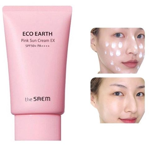 Kem Chống Nắng The SAEM Eco Earth Power SPF 50+ - Bảo Vệ Da Mềm Mại, Thích Hợp Mọi Loại Da, Không Gây Nhờn Rít