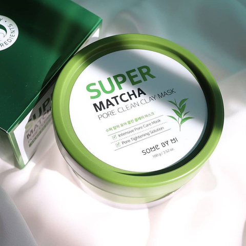 Mặt Nạ Đất Sét Some By Mi Super Matcha - Làm Sạch Sâu, Se Khít Lỗ Chân Lông, Chiết Xuất Trà Xanh BHA Cho Da Mịn Màng