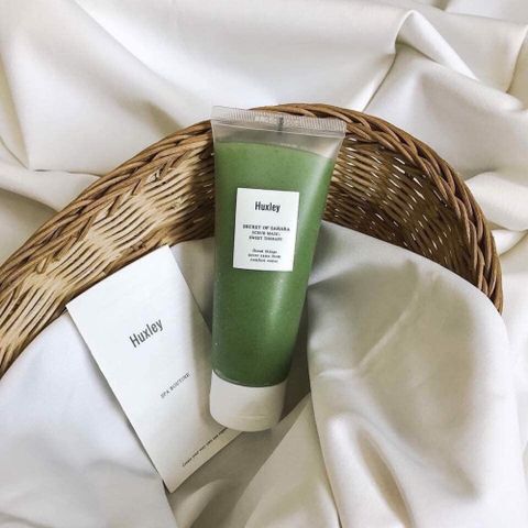 Mặt Nạ Tẩy Tế Bào Chết Huxley Scrub Mask Sweet Therapy - Dưỡng Da Từ Cây Xương Rồng Hàn Quốc, Lấy Đi Tế Bào Chết, Làm Sáng Da 120g