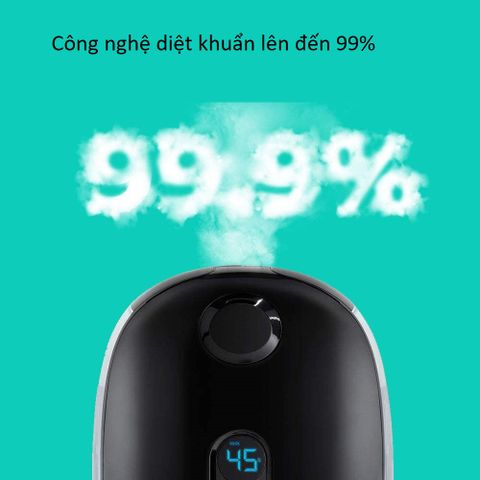 Máy Phun Sương Khuếch Tán Tinh Dầu HoMedics UHE-WM130-BK - Công Nghệ Ultrasonic, Kháng Khuẩn, Điều Chỉnh Độ Ẩm, Phù Hợp Mọi Không Gian