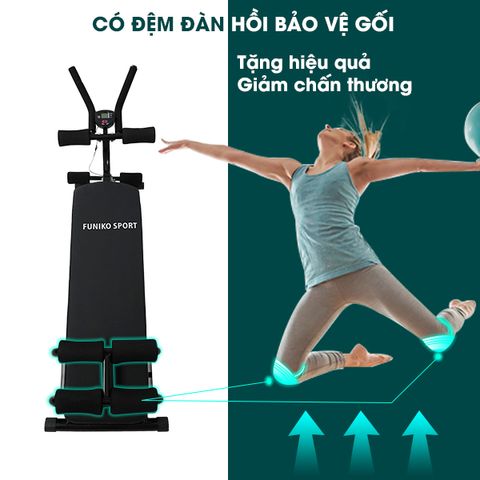 Máy Tập Gym Đa Năng Funiko Z5 - Thiết Bị Tập Luyện Tại Nhà, Tăng Sức Bền, Có Đệm Đàn Hồi, Chịu Tải 150kg