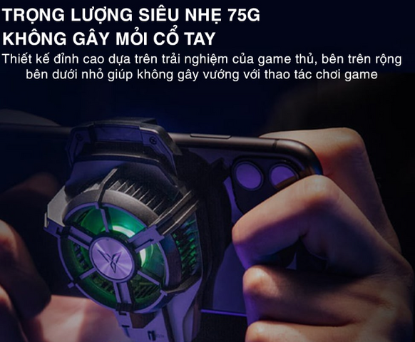 Quạt Tản Nhiệt Điện Thoại Flydigi Wasp Wing 2 Pro - Quạt Gaming LED RGB Thiết Kế Sang Trọng, Làm Mát Nhanh Chóng Ổn Định Ứng Dụng