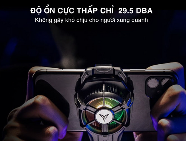 Quạt Tản Nhiệt Điện Thoại Flydigi Wasp Wing 2 Pro - Quạt Gaming LED RGB Thiết Kế Sang Trọng, Làm Mát Nhanh Chóng Ổn Định Ứng Dụng