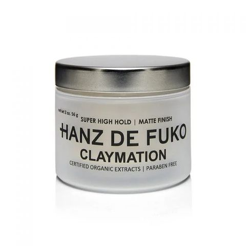 Sáp Vuốt Tóc Hanz De Fuko Claymation cho Nam - Super High Hold, Độ Bóng Mờ, Phù Hợp với Tóc Dày và Cứng, Sản Phẩm Chất Lượng Cao