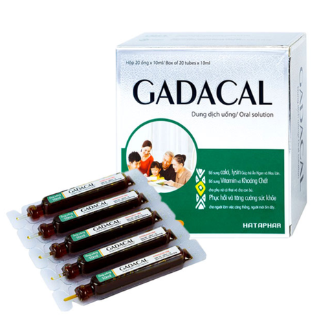 Siro Gadacal 200ml - Bổ sung Vitamin và Khoáng chất cho trẻ em và người lớn, hỗ trợ chức năng miễn dịch và phát triển khỏe mạnh