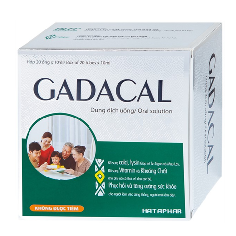 Siro Gadacal 200ml - Bổ sung Vitamin và Khoáng chất cho trẻ em và người lớn, hỗ trợ chức năng miễn dịch và phát triển khỏe mạnh