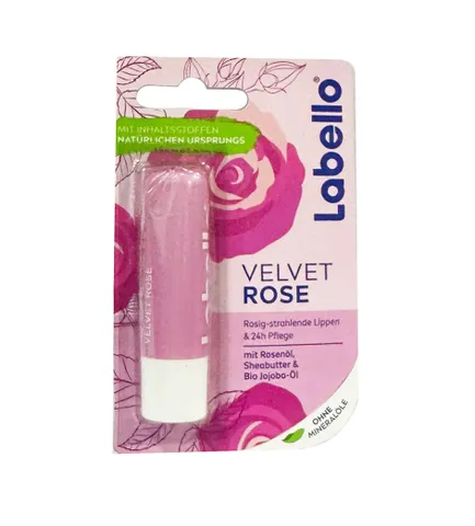 Son dưỡng môi Labello Velvet Rose hương hoa hồng