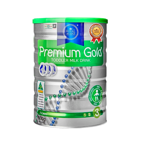 Sữa Bột Hoàng Gia Premium Gold Số 3 - Dinh Dưỡng Hoàn Thiện Cho Trẻ Từ 1-3 Tuổi, Hỗ Trợ Phát Triển Chiều Cao và Trí Não