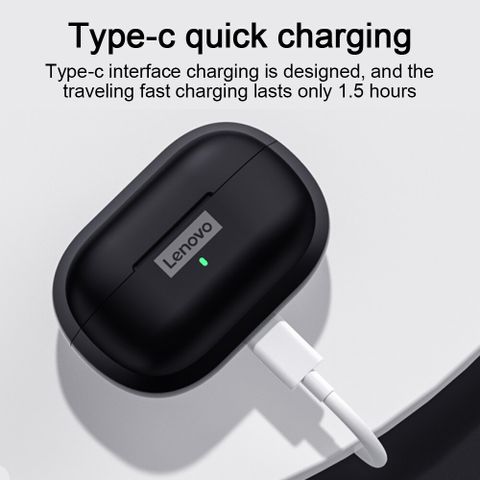 Tai nghe Bluetooth Lenovo LP1S Kháng Nước IPX4 - Âm Thanh Tuyệt Vời, Công Nghệ Bluetooth 5.0, Thời Gian Sử Dụng 4-5 Giờ
