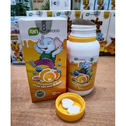 Viên sữa non HMO Faneco Hộp 50 Viên - Hỗ Trợ Tăng Cường Đề Kháng và Phát Triển Toàn Diện Cho Trẻ Em