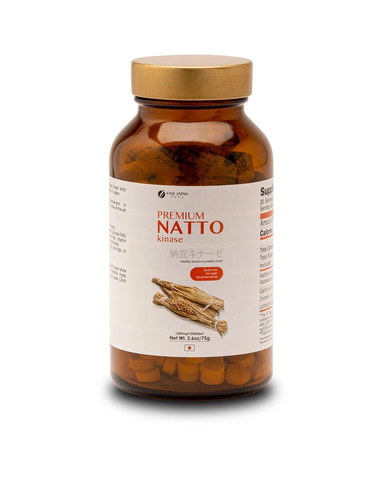 Viên Uống Natto Kinase Fine Japan 2000FU - Hỗ Trợ Đề Kháng, Tim Mạch và Tuần Hoàn Máu - Thực Phẩm Chức Năng Nhập Khẩu Nhật Bản