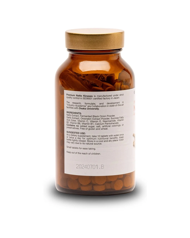 Viên Uống Natto Kinase Fine Japan 2000FU - Hỗ Trợ Đề Kháng, Tim Mạch và Tuần Hoàn Máu - Thực Phẩm Chức Năng Nhập Khẩu Nhật Bản
