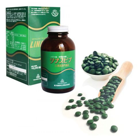 Viên uống Tảo Linaspina Nhật Bản - Hỗ trợ tăng sức đề kháng, làm đẹp da với Spirulina Pacifica - Dinh dưỡng tăng cường sức khoẻ