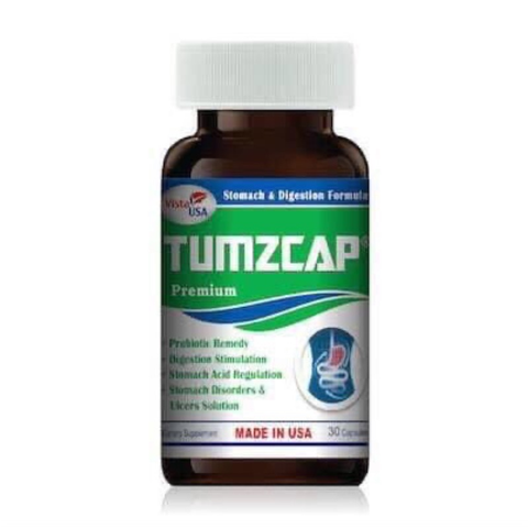 Viên uống Tumzcap Premium hỗ trợ sức khỏe dạ dày - Giúp giảm đau, trung hòa axit, ngăn tái phát - Hộp 30 viên chất lượng cao
