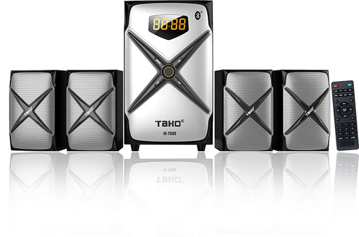 Loa Máy Tính 4.1 Tako W-7500 - Loa Bluetooth USB Siêu Trầm Âm Thanh Rõ Nét Cho PC, Laptop, TV, Điện Thoại - Thiết Kế Hiện Đại