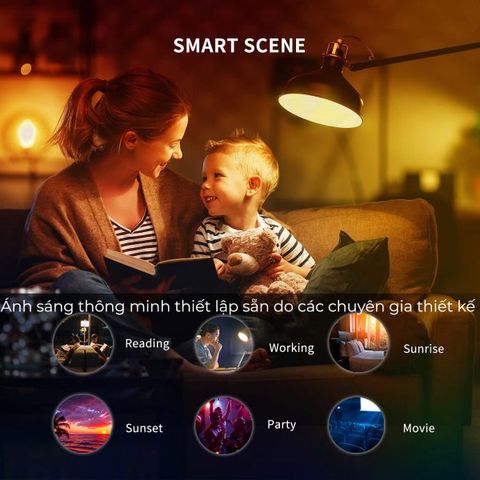 Bóng Đèn Smart LED Yeelight W3 Tích Hợp Chroma Razer - Đèn Thông Minh RGB Điều Khiển Bằng Giọng Nói, 16 Triệu Màu Sắc