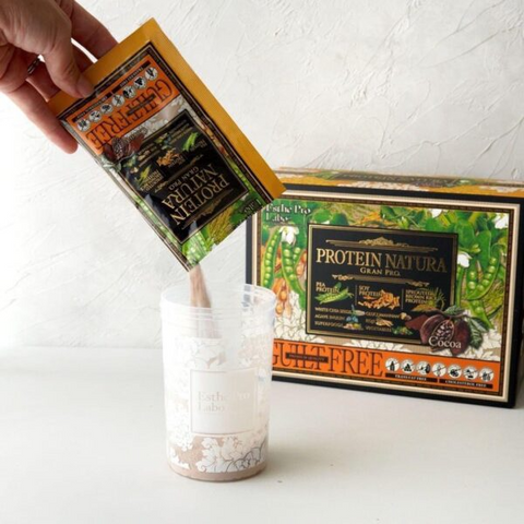 Bột Uống Bổ Sung Protein Natura Gran Pro - Esthe Pro Labo, 3 Vị Thực Vật Năng Lượng Cho Người Tập Gym và Ăn Kiêng, Hỗ Trợ Cân Bằng Dinh Dưỡng