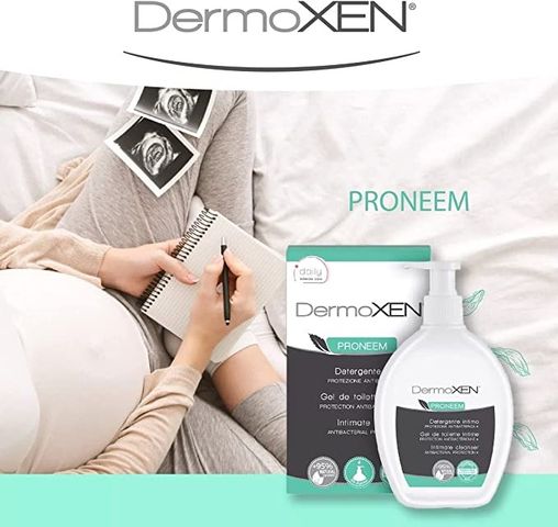 Dung dịch vệ sinh DermoXen Proneem 200ml – An toàn cho phụ nữ mang thai và sau sinh, hỗ trợ kháng khuẩn tự nhiên, giữ vệ sinh vùng kín thơm tho.