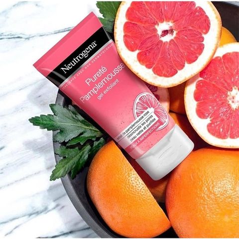 Gel Rửa Mặt Tẩy Tế Bào Chết Neutrogena Purete Pamplemousse 150ml - Sạch Sâu, Giảm Mụn Cho Mọi Loại Da Với Chiết Xuất Bưởi và Axit Salicylic