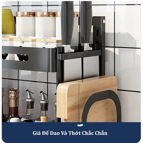 Kệ Gia Vị Đa Năng 2 Tầng E144 Cao Cấp - Thiết Kế Thông Minh, Bền Bỉ, Sắp Xếp Dụng Cụ Bếp Gọn Gàng, Chất Liệu Hợp Kim Thép Chống Gỉ