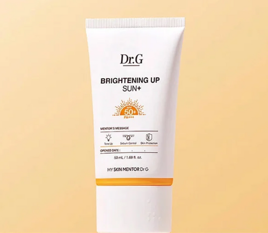 Kem Chống Nắng Kiềm Dầu Nâng Tông Dr.G Brightening Up Sun+ SPF50+ PA+++ 50ml - Chống Nắng Tốt, Dưỡng Da Mịn Mượt, Không Nhờn Dính