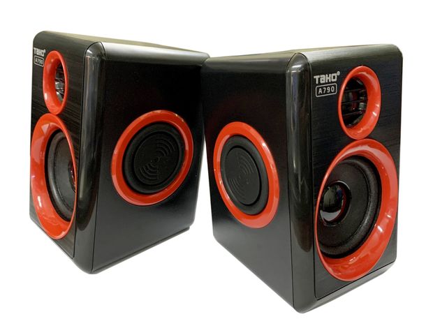 Loa Máy Tính 2.0 Tako A790 - Thiết Kế Sang Trọng, Jack 3.5mm, Cổng USB, Âm Thanh Bass Chất Lượng, Tương Thích Với Laptop, DVD