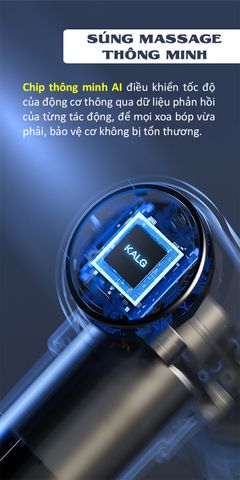 Máy Massage Cầm Tay Mini 8 Đầu KALG 211 - Công Nghệ AI Thông Minh, Hỗ Trợ Thư Giãn Và Giảm Đau Mỏi Tốt Nhất
