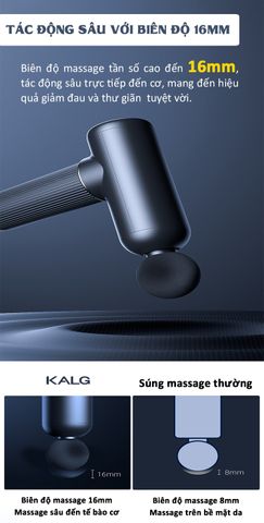 Máy Massage Cầm Tay Mini 8 Đầu KALG 211 - Công Nghệ AI Thông Minh, Hỗ Trợ Thư Giãn Và Giảm Đau Mỏi Tốt Nhất