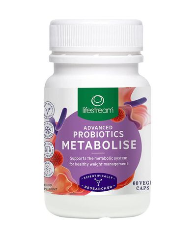 Men Vi Sinh Lifestream Probiotics Metabolise 60 Viên - Hỗ Trợ Quản Lý Cân Nặng và Trao Đổi Chất Lành Mạnh cho Người Thừa Cân