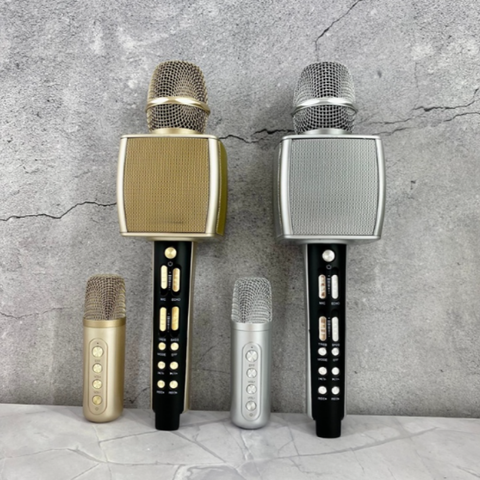Micro Karaoke Bluetooth YS-98 Kèm Mic Phụ - Công Nghệ Lọc Âm Tiên Tiến, Âm Thanh Rõ Ràng, Hát Song Ca Tiện Lợi