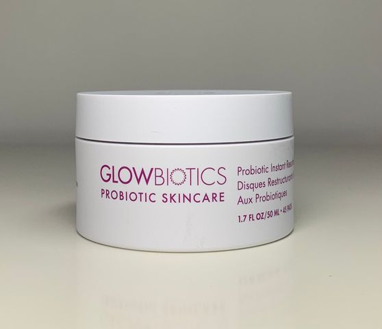 Miếng đệm tẩy tế bào chết Probiotic Instant Resurfacing Pads - Chăm sóc da mịn màng, cải thiện nếp nhăn, 45 miếng từ Glowbiotics Mỹ