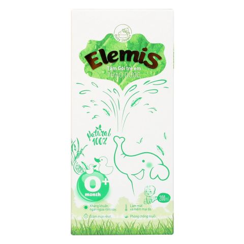 Nước Tắm Gội Thảo Mộc Elemis Cho Bé Từ Sơ Sinh - Chai 200ml & 500ml, An Toàn, Không Bọt, Bảo Vệ Da Nhạy Cảm, Chống Rôm Sảy