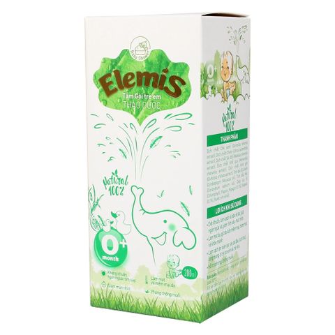 Nước Tắm Gội Thảo Mộc Elemis Cho Bé Từ Sơ Sinh - Chai 200ml & 500ml, An Toàn, Không Bọt, Bảo Vệ Da Nhạy Cảm, Chống Rôm Sảy