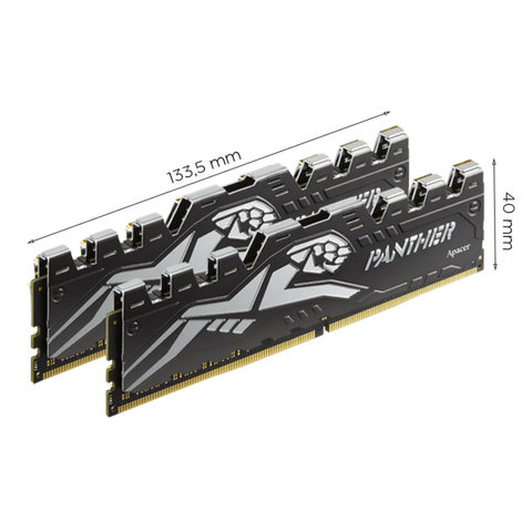 Ram Desktop Apacer OC Panther-Golden 8GB DDR4 3200MHz - Hiệu Năng Cao, Thiết Kế Bắt Mắt, Phù Hợp Chơi Game Tầm Trung
