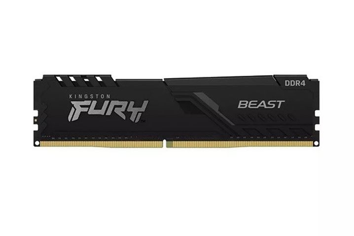 Ram Desktop Kingston Fury Beast 8GB DDR4 3200Mhz - Nâng Cấp Hiệu Suất PC, Tản Nhiệt Thông Minh, Tương Thích với Intel XMP