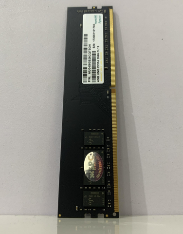 Ram máy tính Apacer DDR4 4GB Bus 2666MHz - Tốc độ xử lý nhanh, tương thích mọi bo mạch chủ, hiệu suất ổn định cho chơi game và công việc.