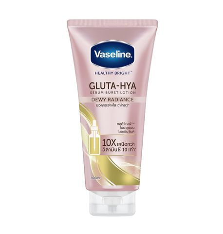 Sữa Dưỡng Thể Trắng Da Vaseline Healthy Bright Gluta HYA 330ml - Dưỡng Ẩm, Mờ Thâm, Làm Sáng Da Tự Nhiên